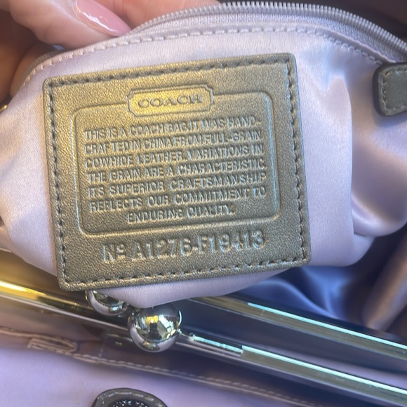 Coach Stylish Taupe Satchel - Picture 9 of 12